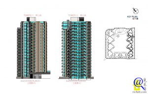 雲滙2期第11座立面圖1