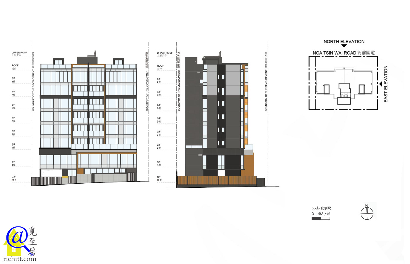 PARK COLLEGE立面圖A